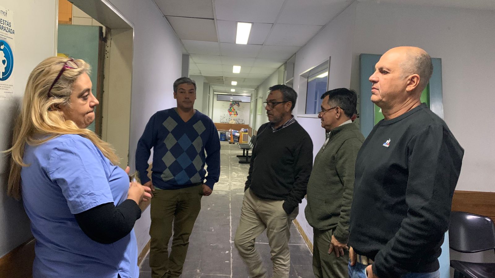 Comienza una nueva etapa de obra de renovación de los pisos vinílicos del Hospital Masvernat