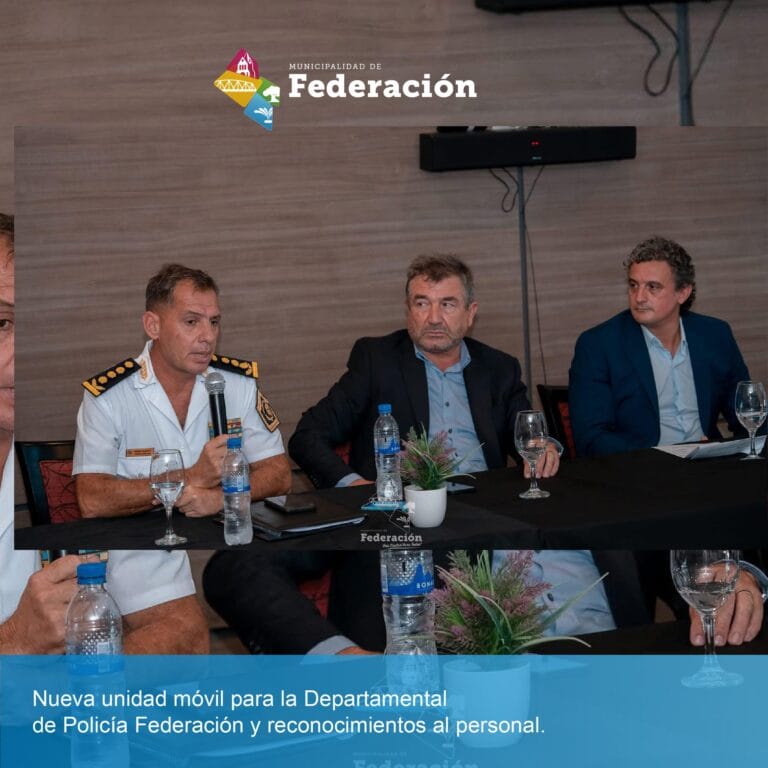 Federación recibirá un nuevo móvil policial