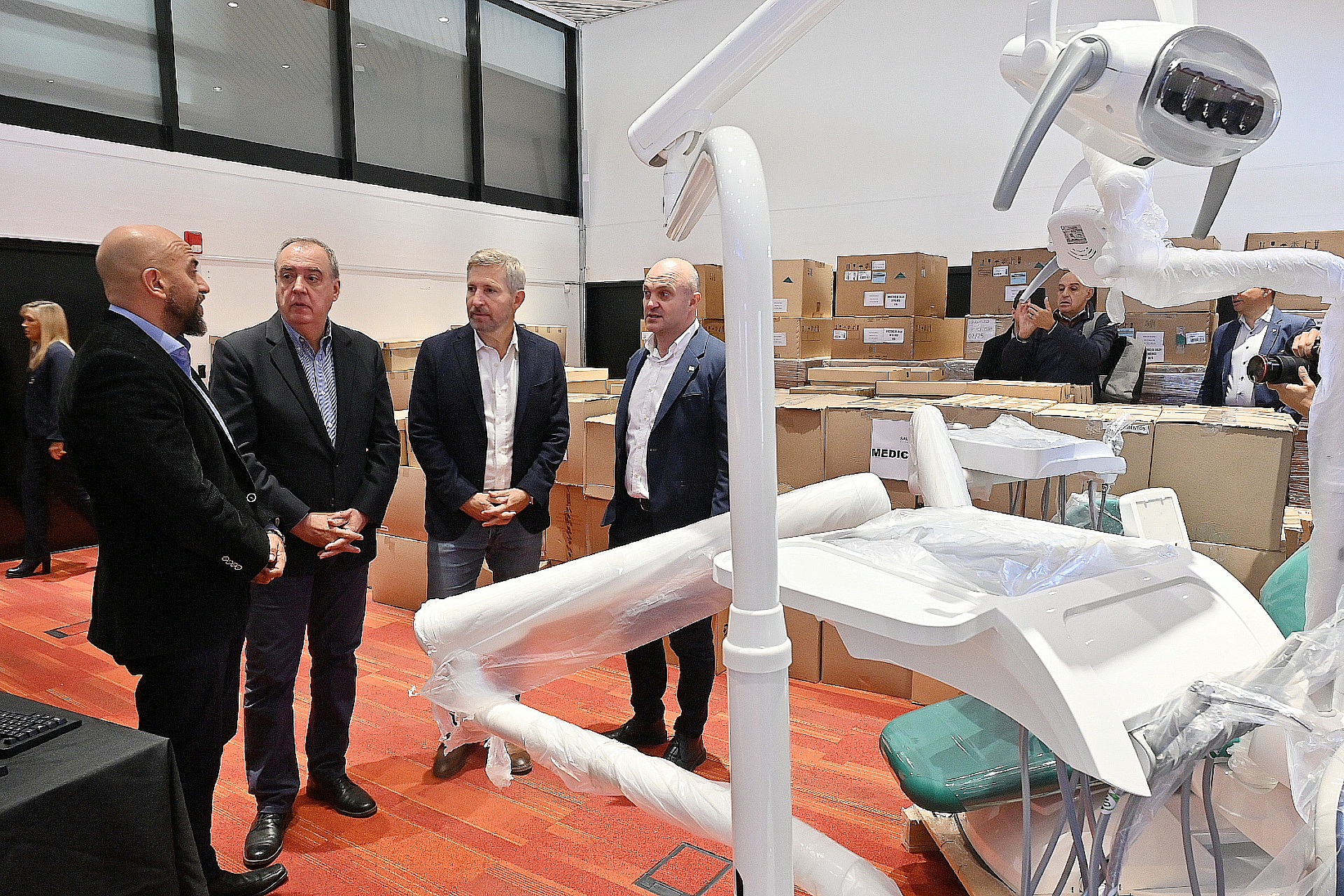 Frigerio recibió insumos y equipamiento de CTM por más de 3.000 millones de pesos para fortalecer la salud en Entre Ríos