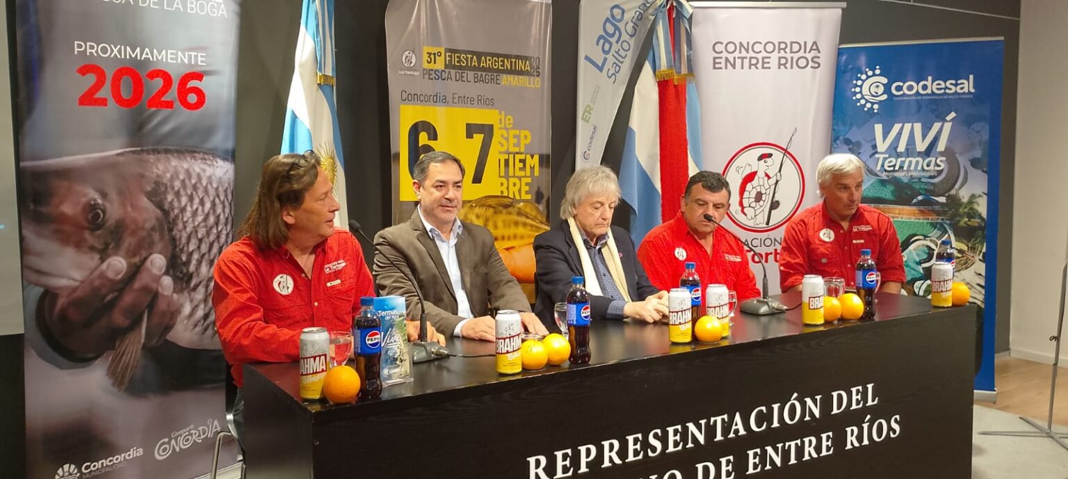 “Cristina y Moulia impulsan el turismo de pesca en la presentación del 31º Torneo Argentino de Pesca del Amarillo”