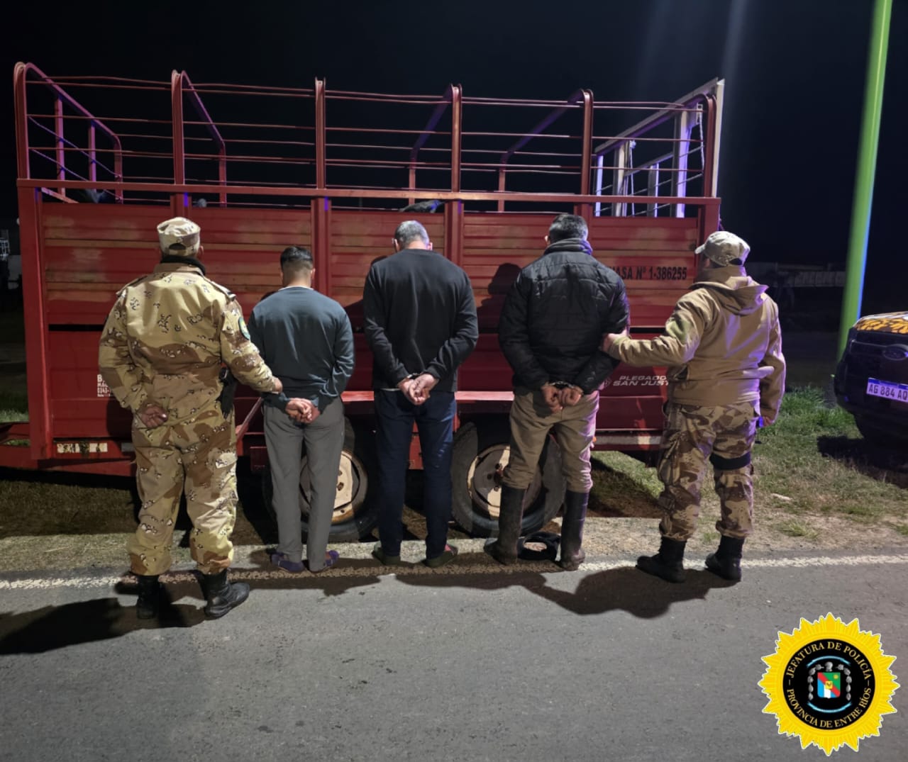 La Brigada Abigeato Gualeguaychú desbarató banda de cuatreros