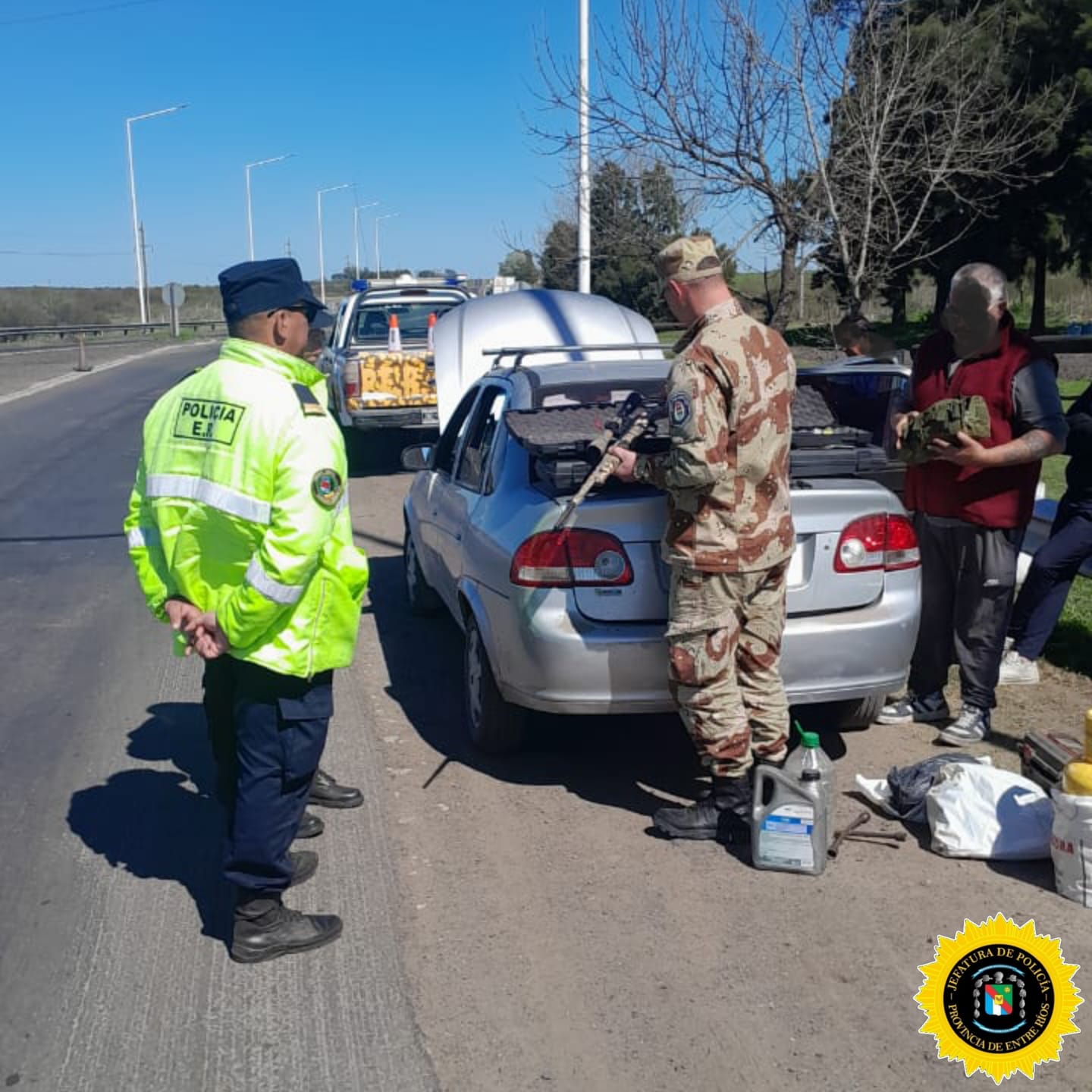 Operativos de colaboración con secuestro de armas de fuego