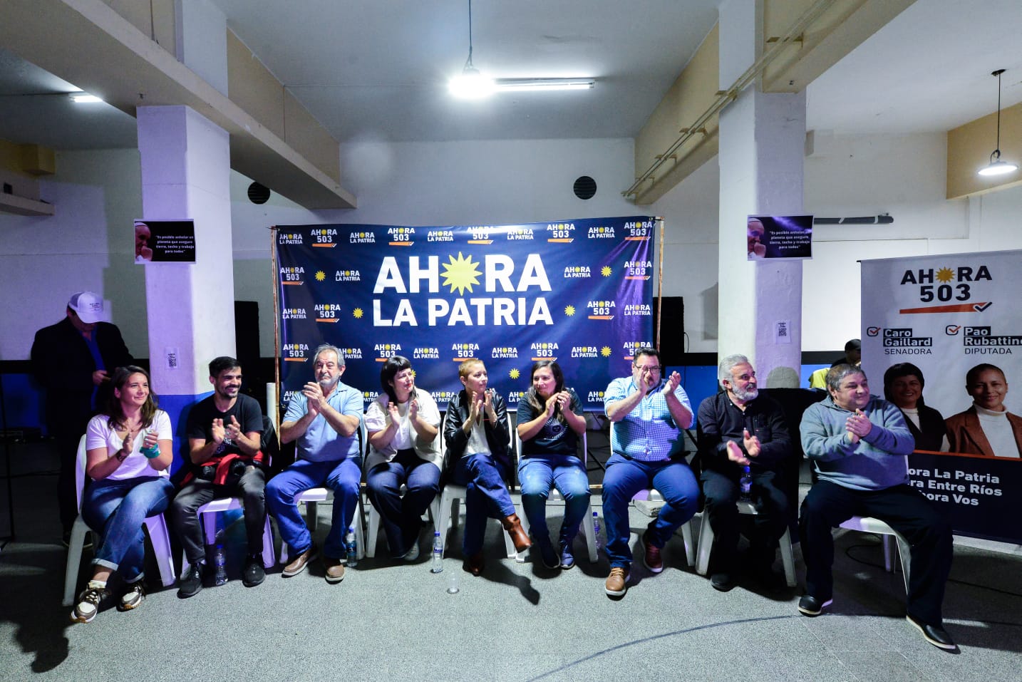 Encuentro de Ahora 503 en Paraná: “Nos conduce Cristina y nos representan Grabois y Kicillof”