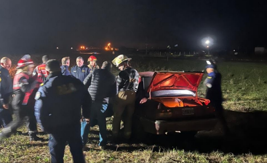 El conductor de un vehículo colisionó contra un caballo en la ruta 18