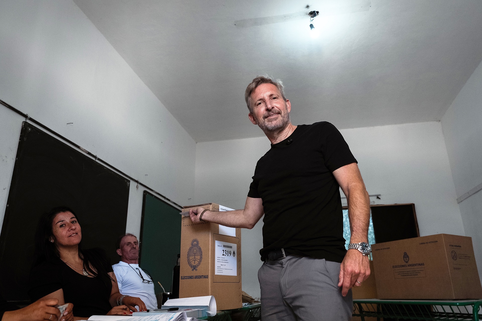 Votó Frigerio y llamó a la población «a elegir nuestro destino»
