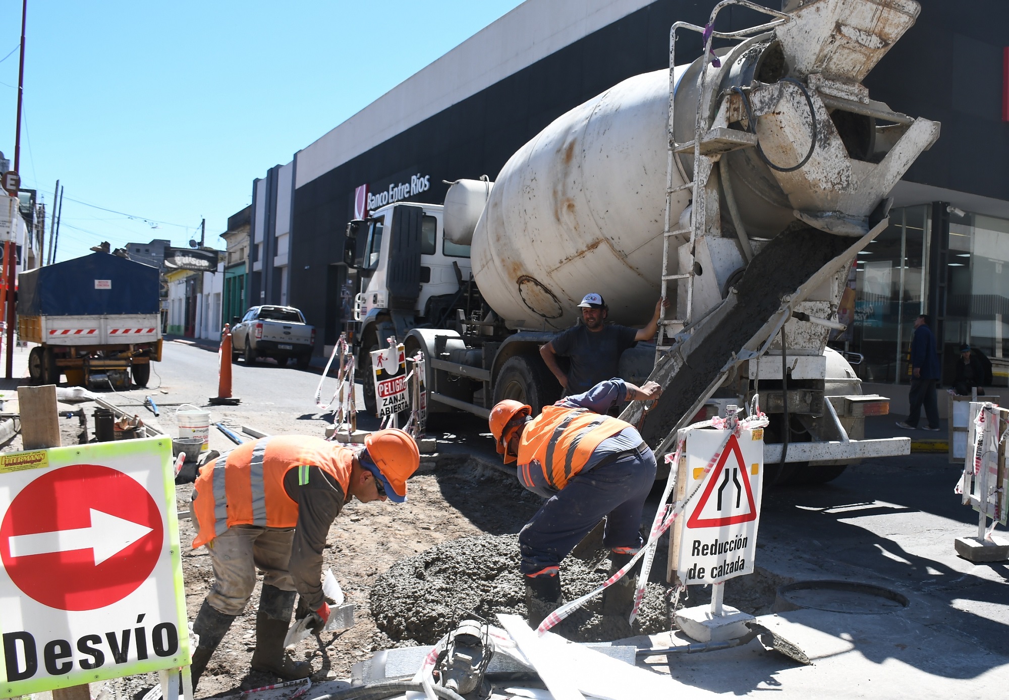 Programa de Bacheo y arreglos de calles en Concordia