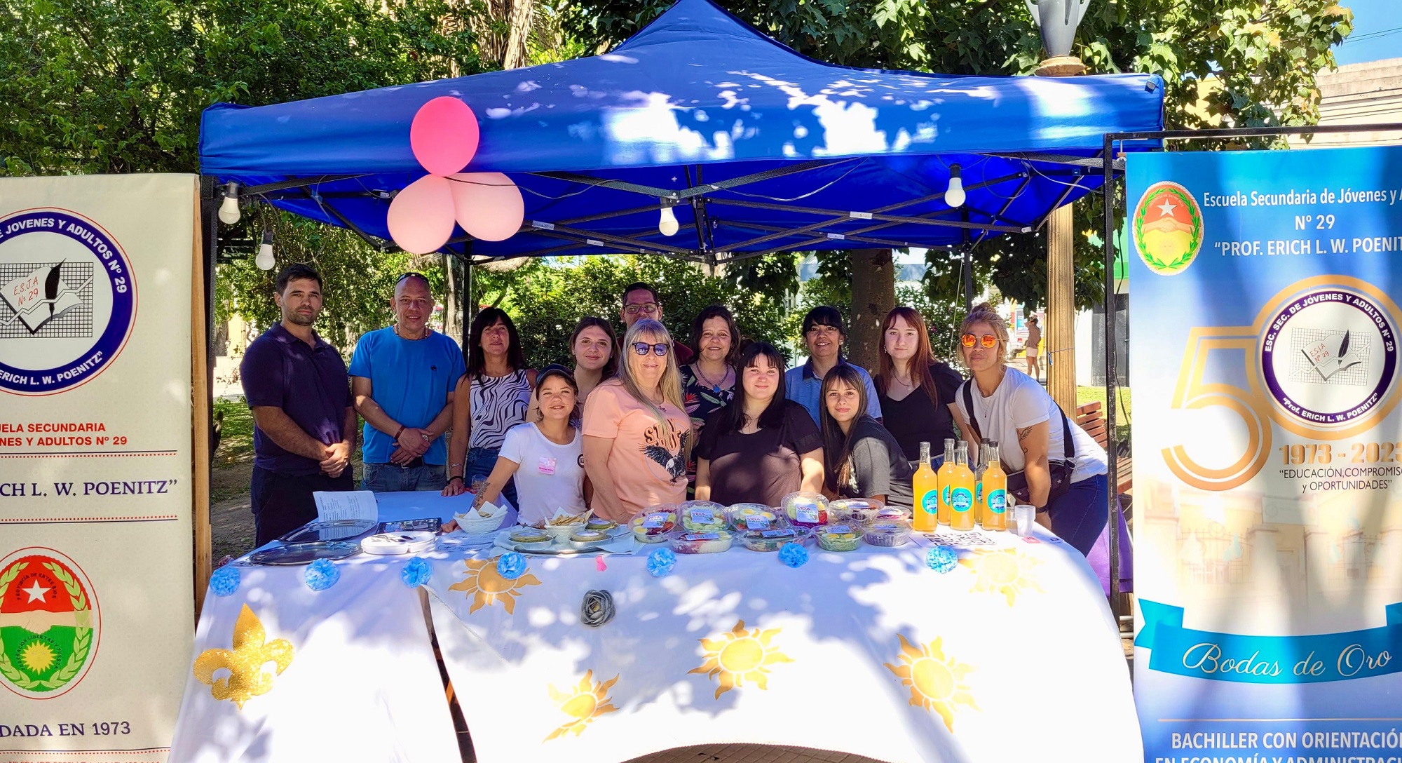 Estudiantes participaron en la Feria de la Economía Social