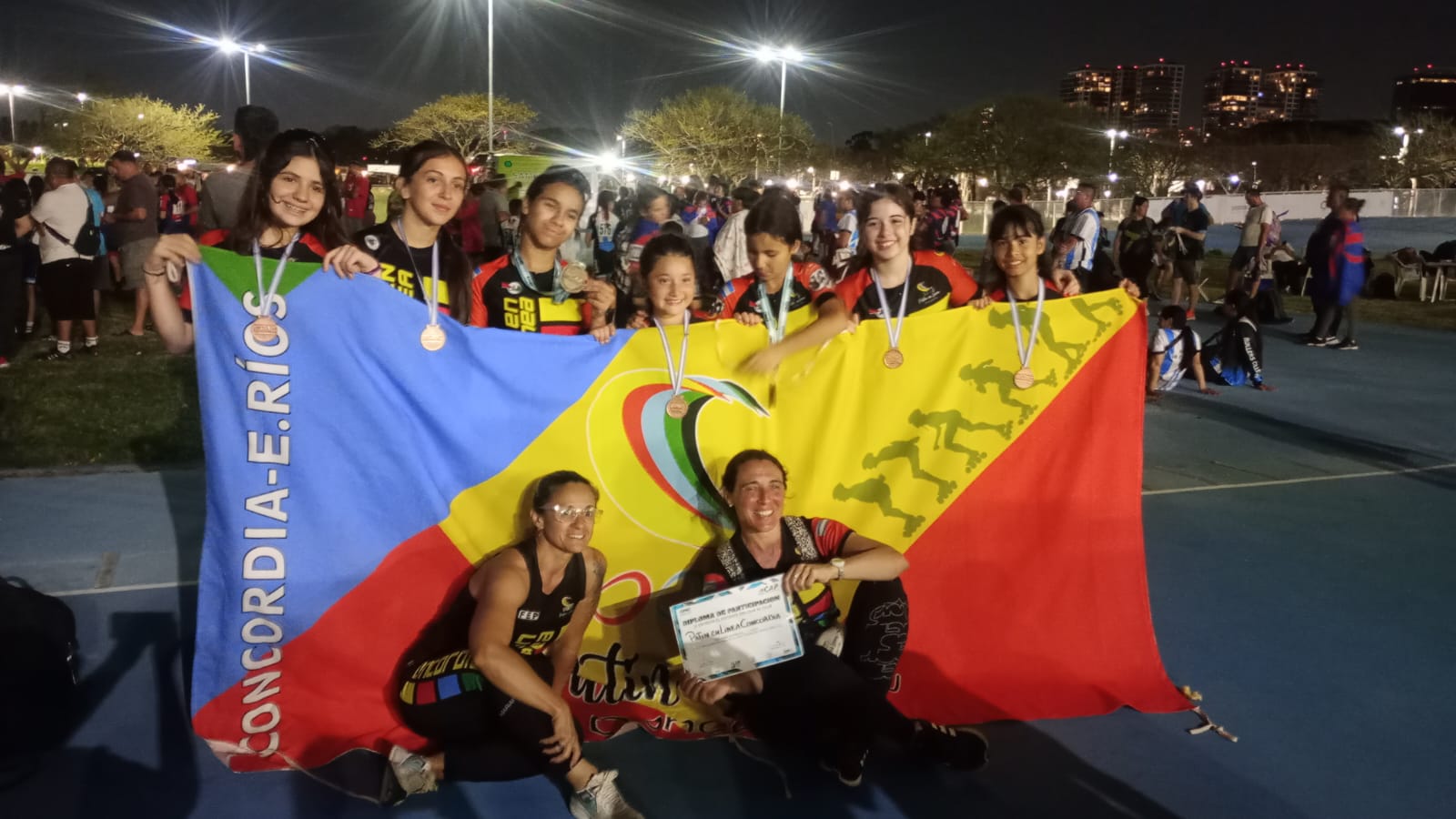 Patín en línea Concordia suma dos podios nacionales en la 2da Fecha del Nacional de Escuelas y Transición en Vicente López