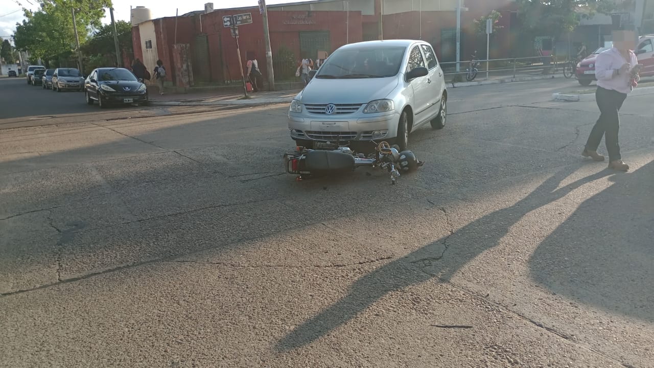 Motociclista fue trasladado al Masvernat tras sufrir un accidente de tránsito