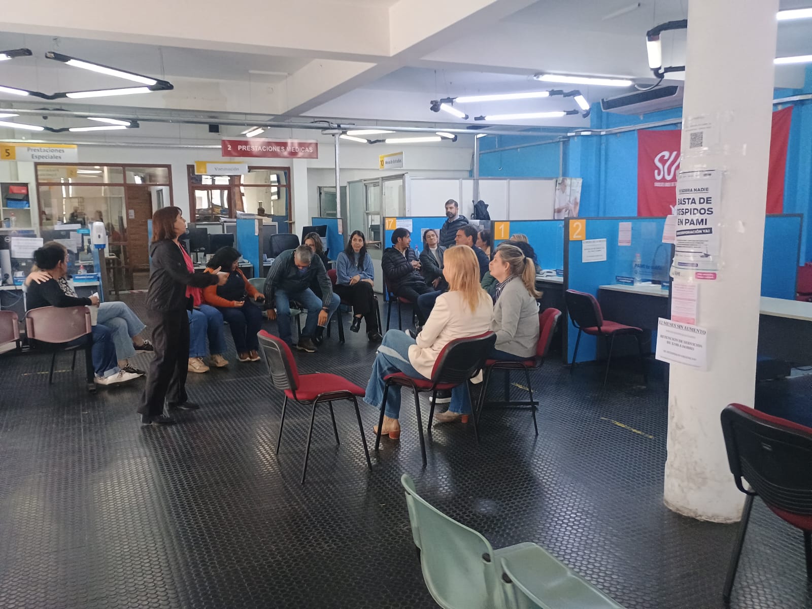 Trabajadores de PAMI Concordia en estado de Asambleas