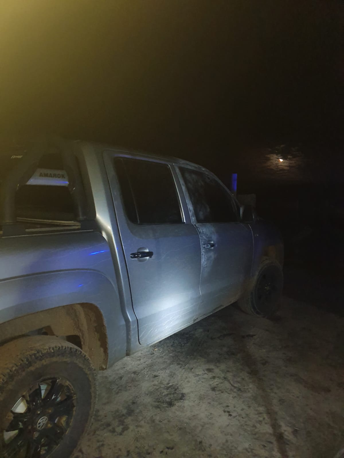 Secuestraron camioneta con pedido y armas de fuego en zona rural de Puerto Yerua