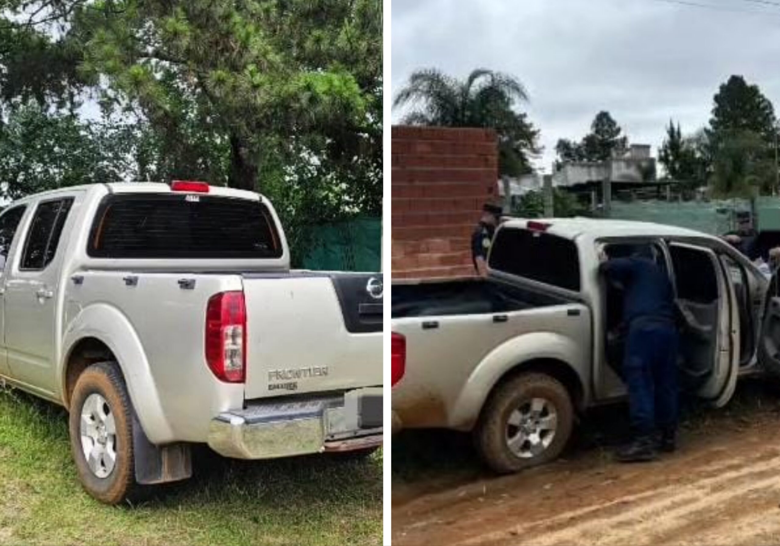 Dos camionetas tenían la misma patente colocada: una persona detenida