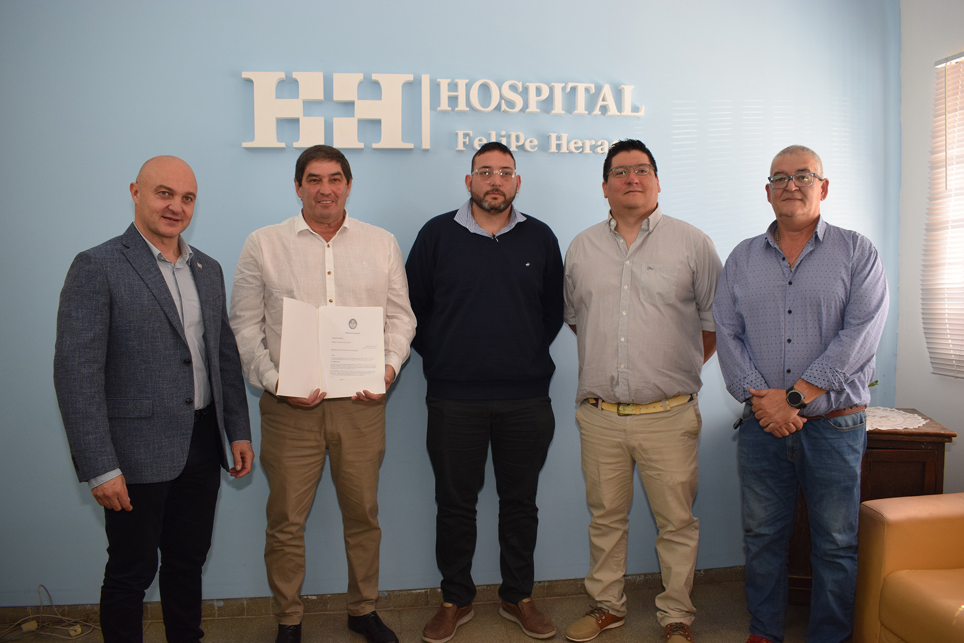 Juan Sansó asumió la dirección del Hospital Felipe Heras de Concordia
