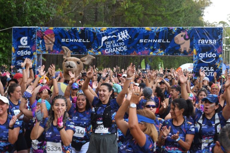 Exitoso: corredores de todo el país vivieron el desafío del Cruce Salto Grande