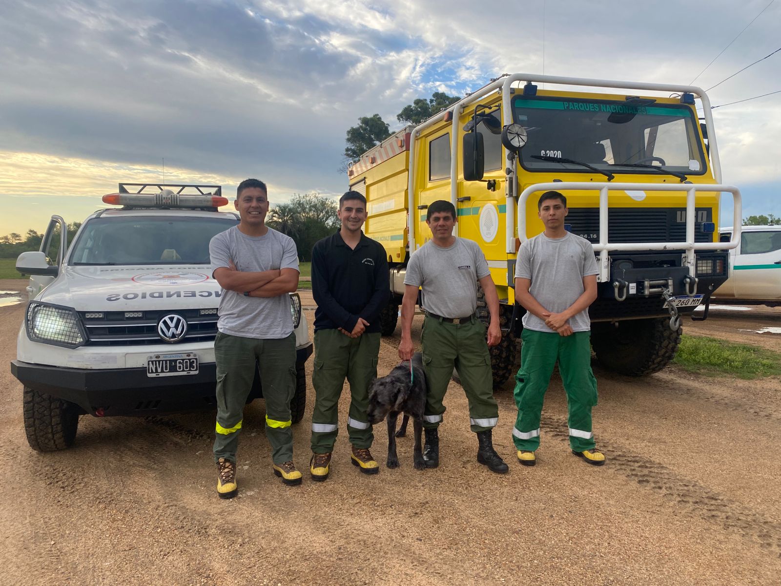 La Brigada Forestal de la Secretaría de Salud participó de una jornada en el Parque Nacional El Palmar