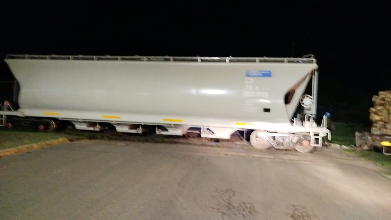 Descarriló la formación de un tren: ocurrió en San Salvador