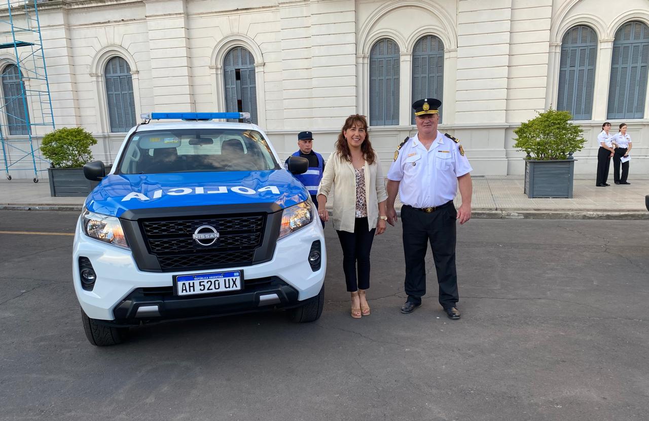 La senadora Gladys Domínguez destacó la llegada de dos nuevos patrulleros para Feliciano