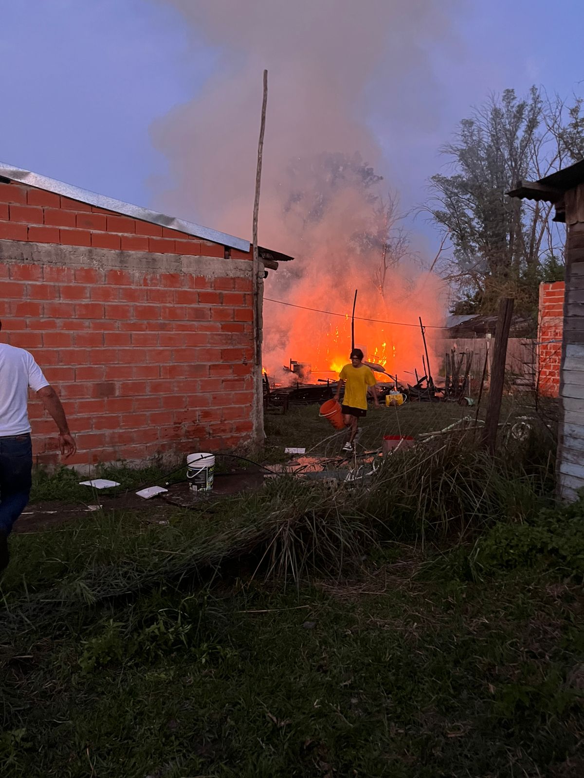 Vivienda se incendió en zona Pampa Soler: No hubo víctimas
