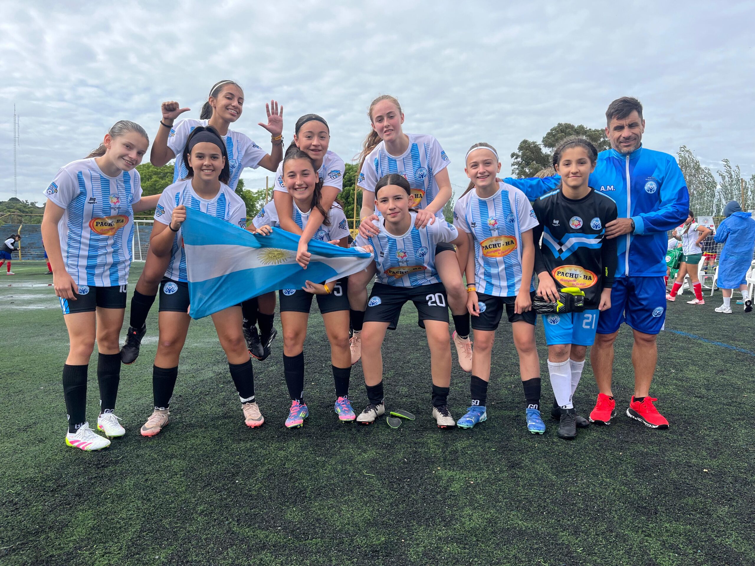 Gran triunfo de las concordienses que integran el Seleccionado Sub 14 de Argentina