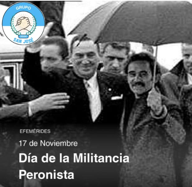 17 de noviembre Día del Militante Peronista