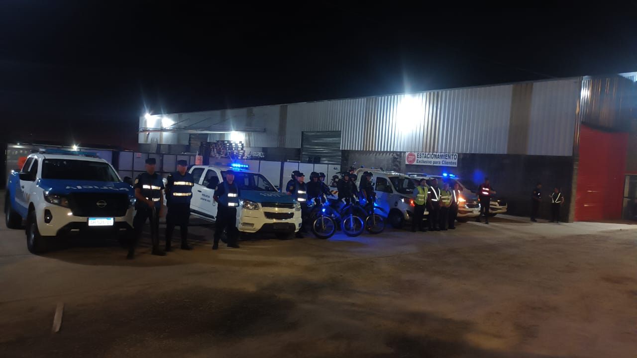 Continúa el fuerte operativo policial en distintos puntos de Concordia