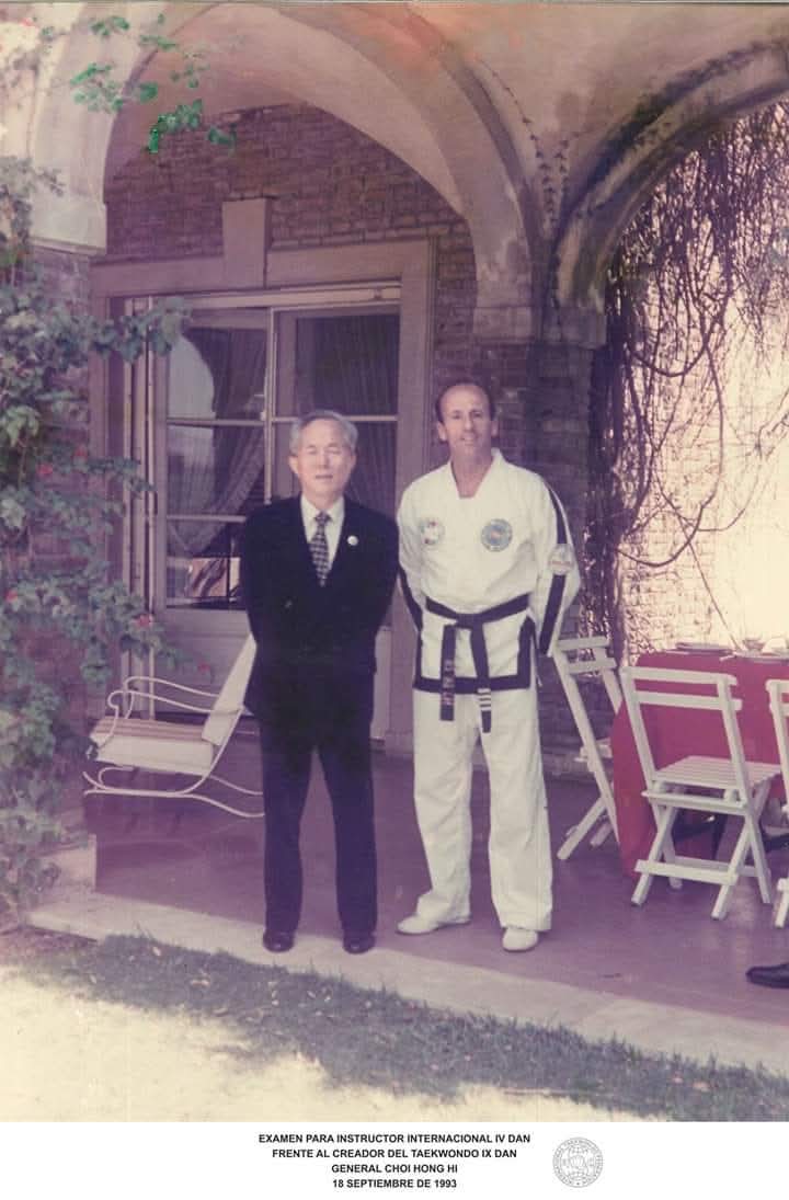 Miguel Ángel Paccot alcanzó el noveno Dan y se consagró Gran Maestro de Taekwondo