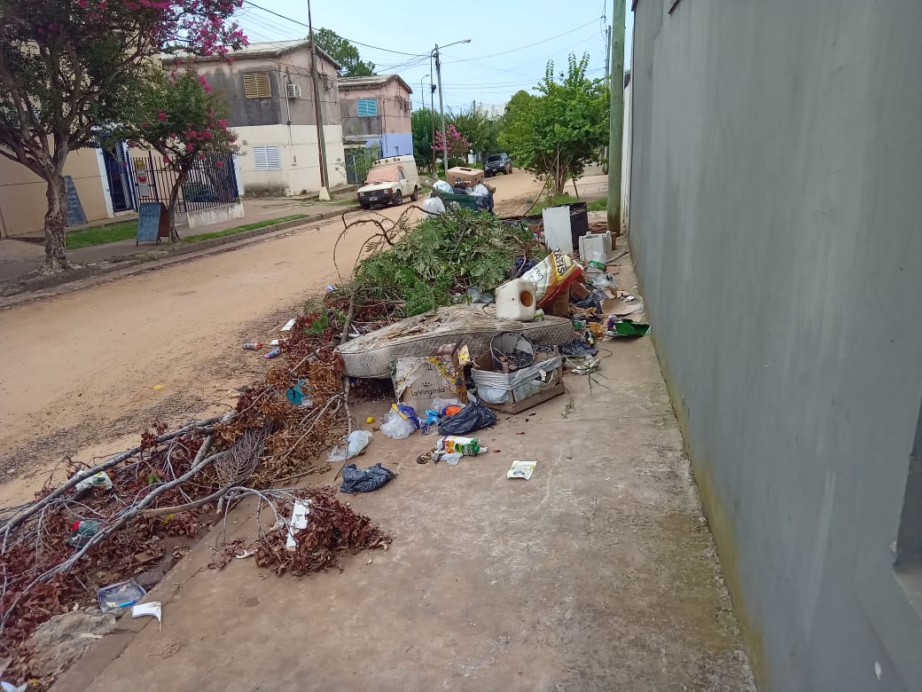 Vecinos denuncian un mini basural y alertan por riesgo sanitario