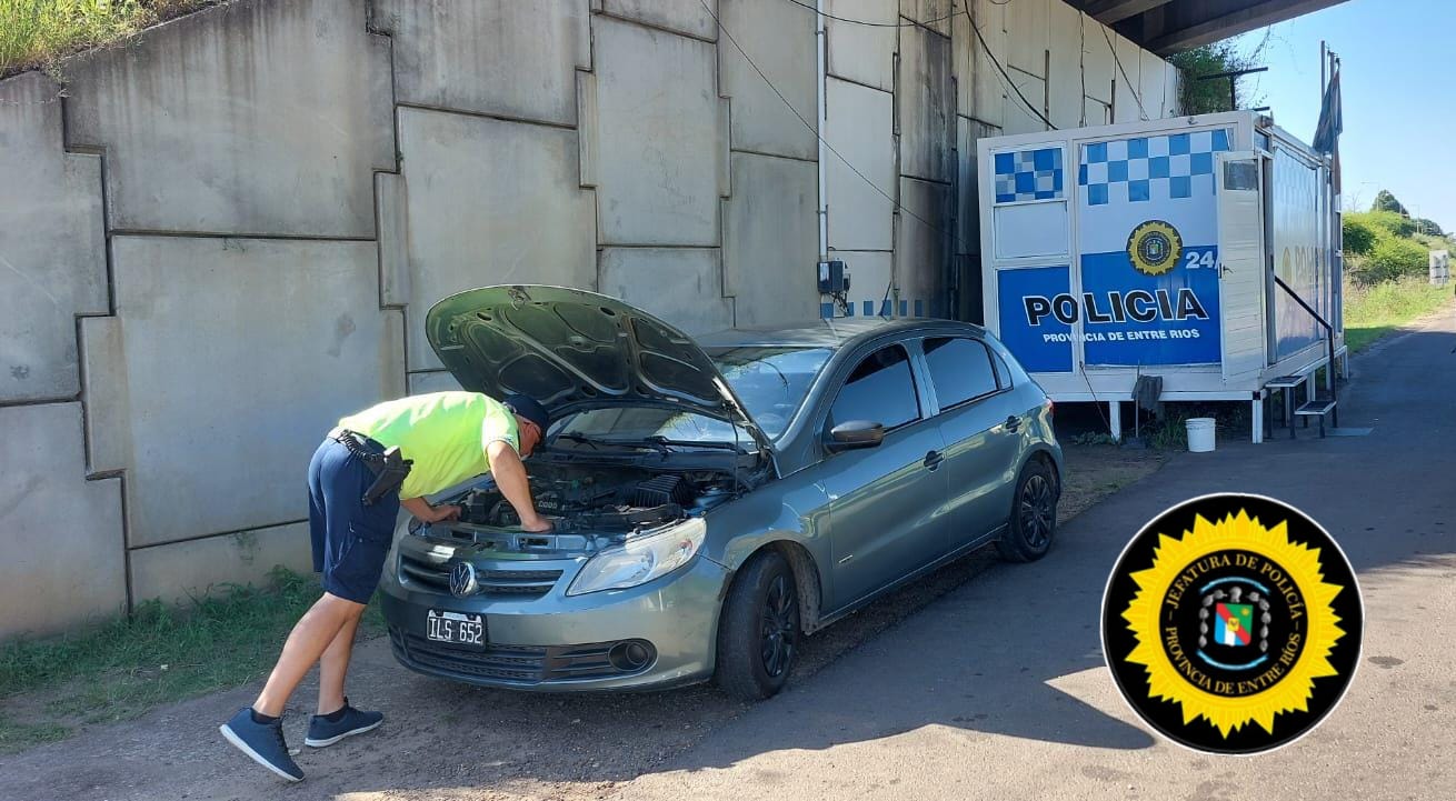 Control vial en Concordia: Secuestraron un vehículo con pedido de captura vigente