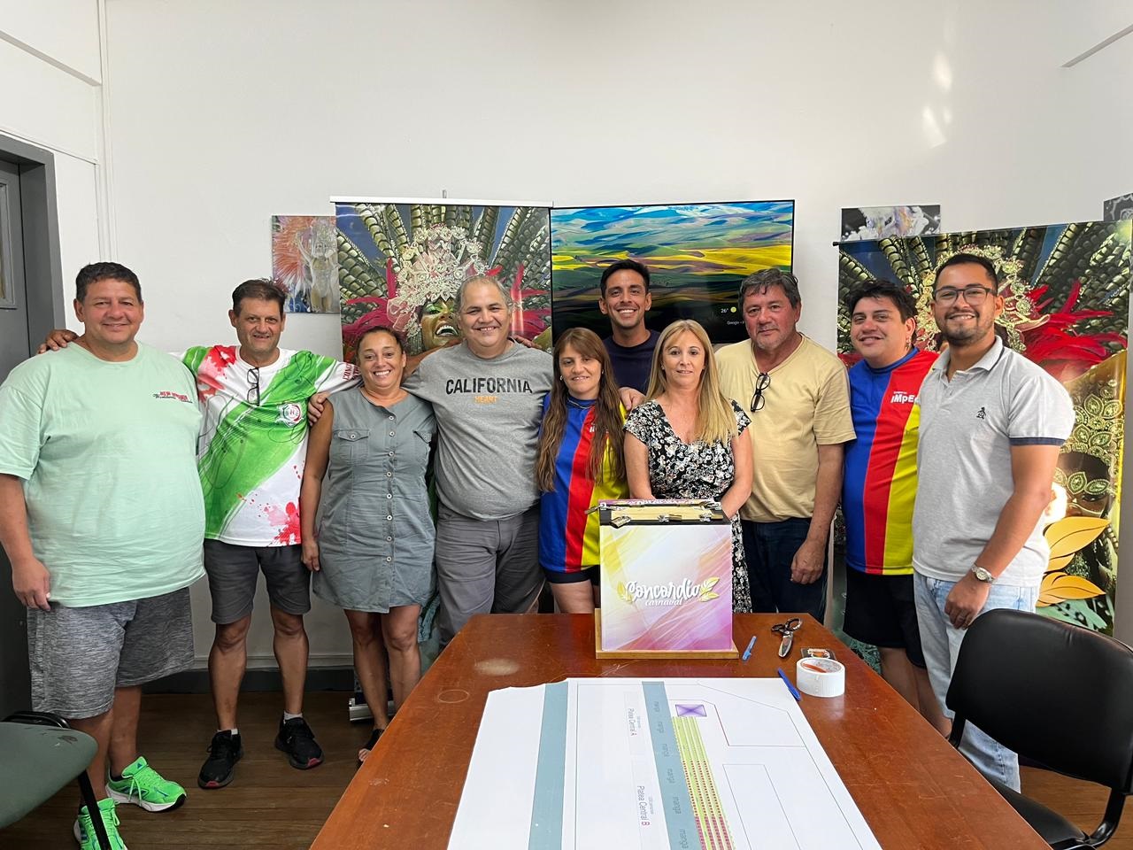 Cierre de Urna y organización del proceso de evaluación del Carnaval de Concordia