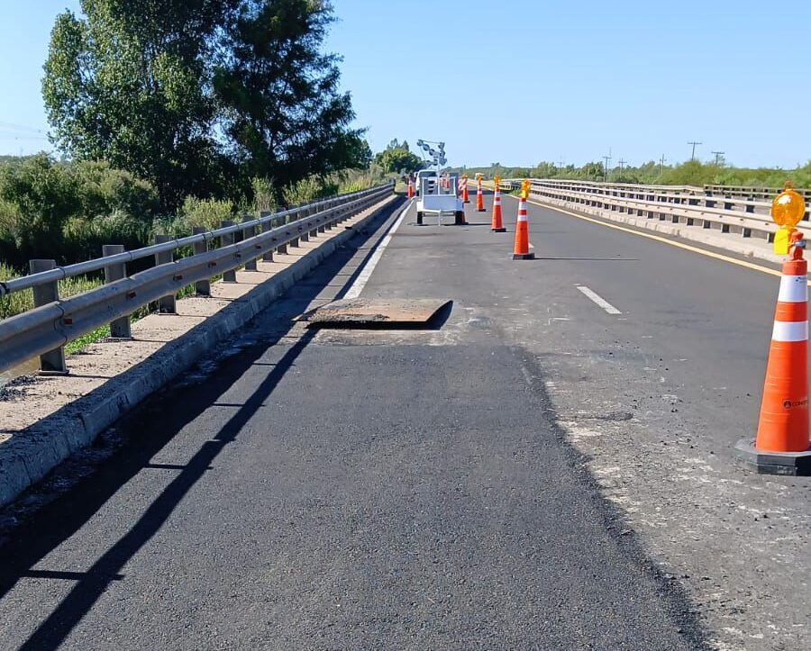 Se restableció el tránsito por ambos carriles en la Ruta Nacional 12, a la altura del Puente sobre el Arroyo Ibicuycito