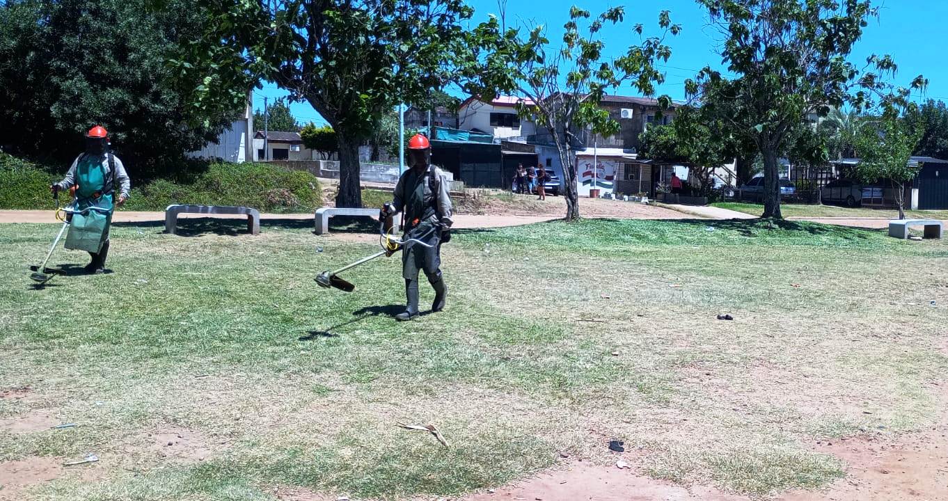 Puesta en valor de espacios públicos en barrio La Bianca