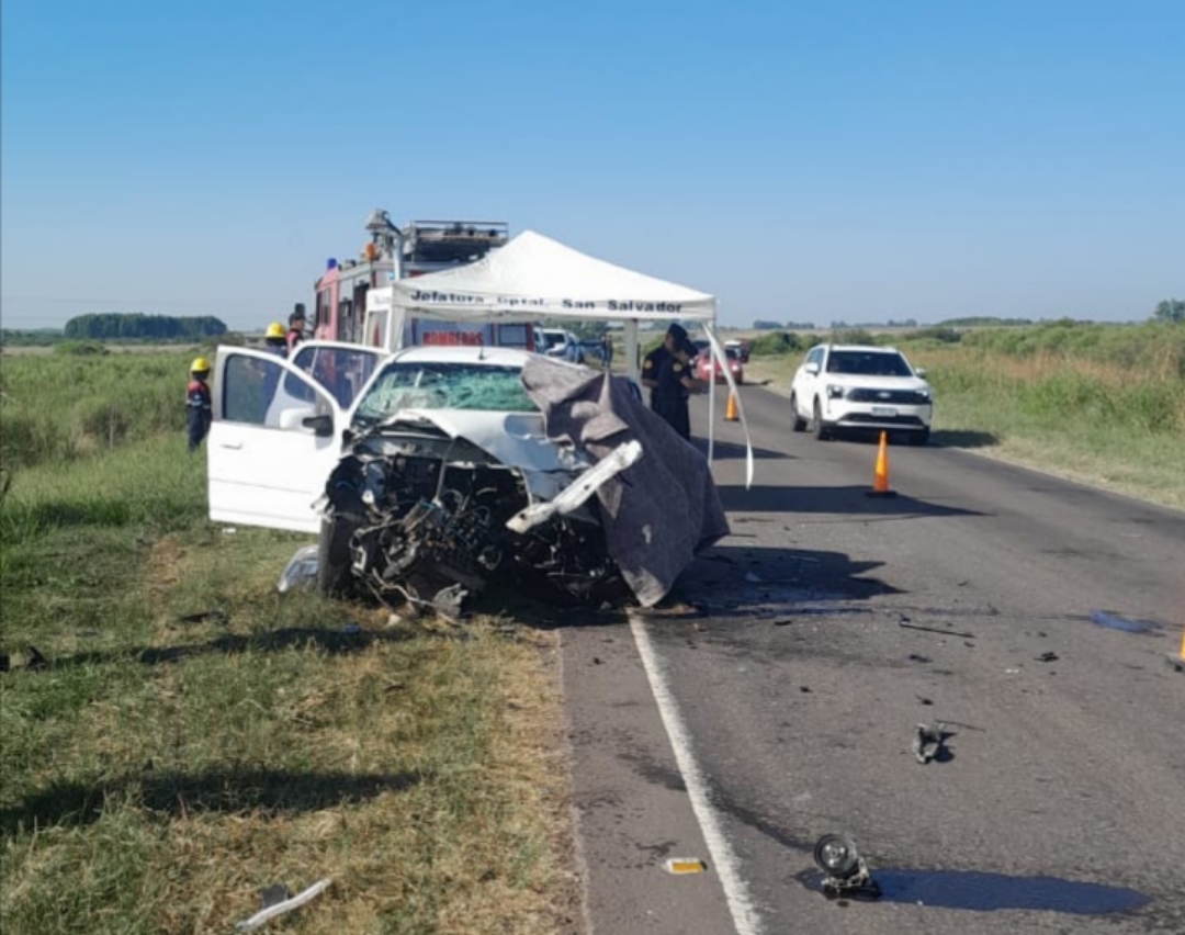 Fatal choque frontal en la ex Ruta 18: un hombre perdió la vida en General Campos