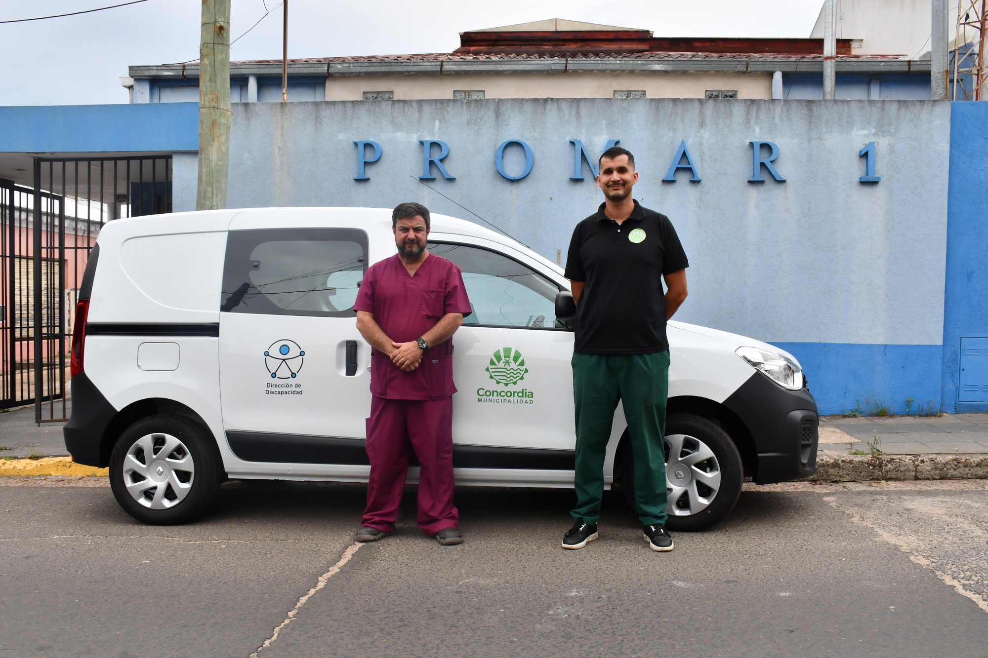 Discapacidad adquirió un vehículo 0km que le permitirá brindar una mayor y mejor cobertura