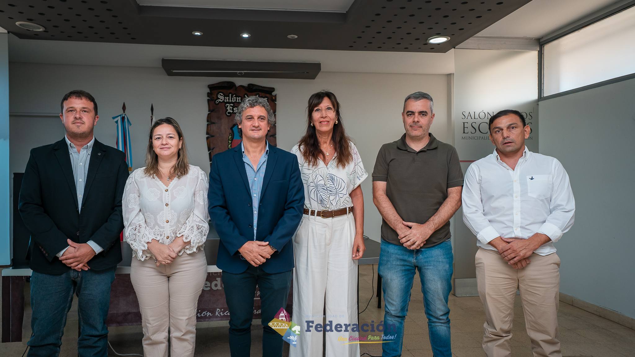 El intendente de Federación encabezó el Acto de Jura y Asunción de nuevos Secretarios del Gabinete Municipal