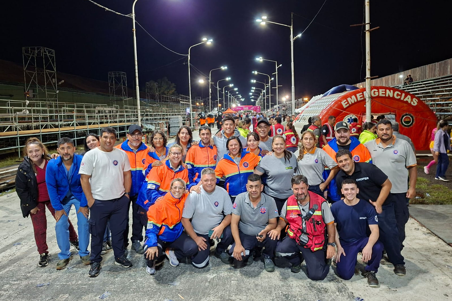 Respuesta rápida y efectiva del operativo sanitario en la maratón de Reyes de Concordia