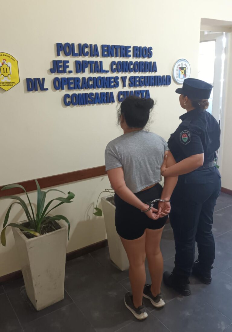 Allanamiento por una causa de hurto terminó con el secuestro de drogas, municiones y una mujer detenida