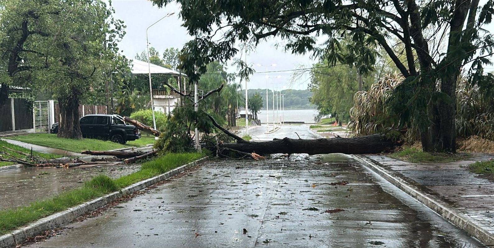 La municipalidad interviene en distintas situaciones generadas por el temporal