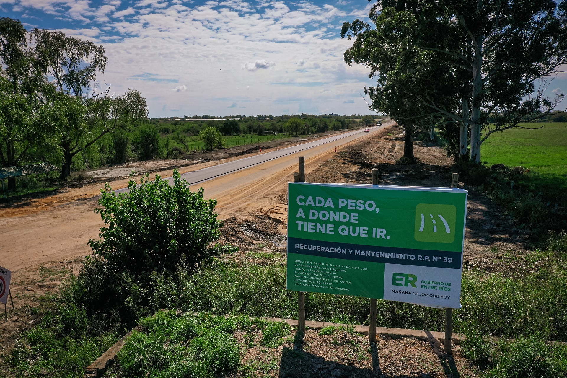 Avanzan los trabajos de rehabilitación en el acceso al Palacio San José