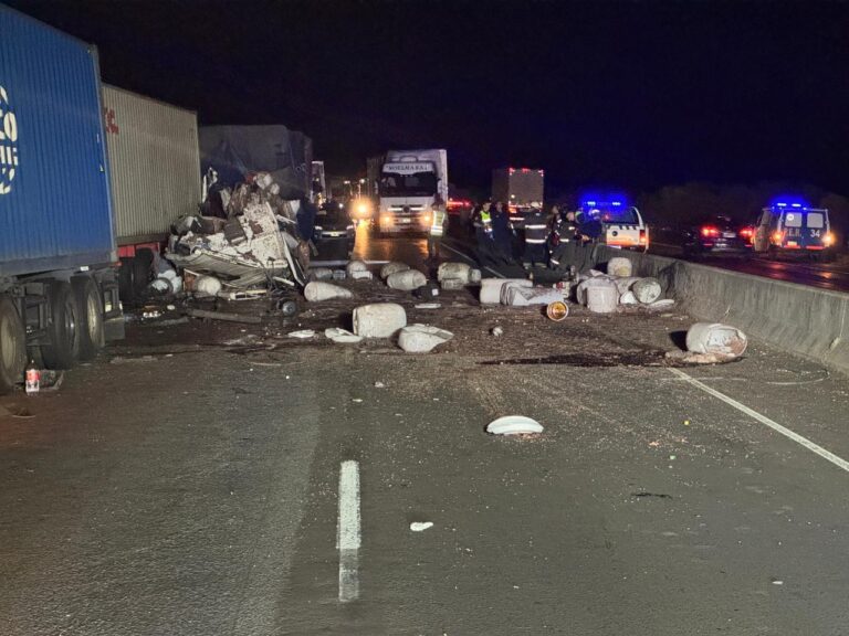 Choque múltiple en la Autovía 14: corte total de tránsito cerca de Gualeguaychú
