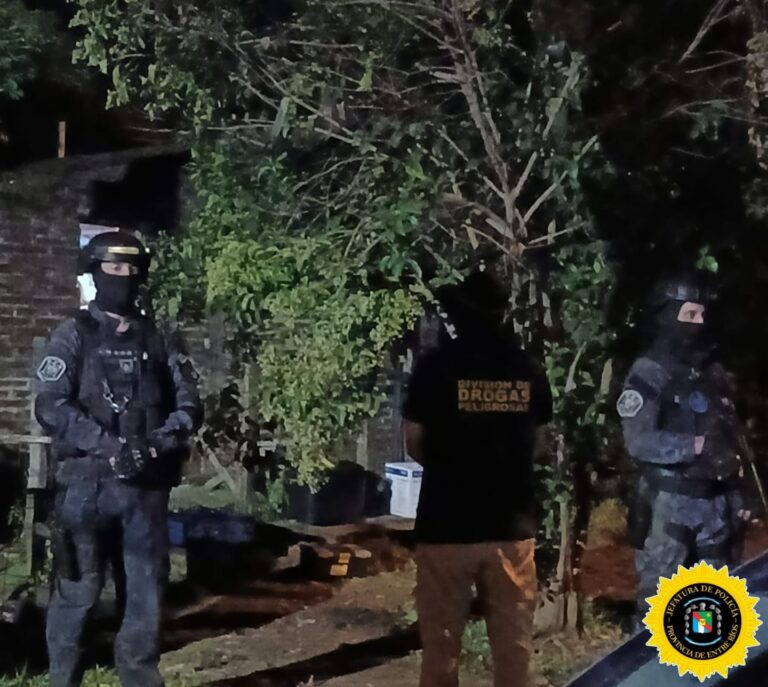 Federal: Dos allanamientos con secuestro de estupefacientes y una mujer detenida