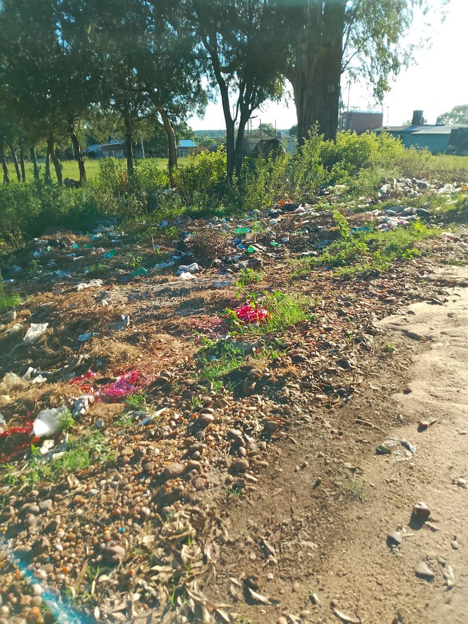 Vecinos reclaman la limpieza urgente de un predio en la zona del Asilo Sarriegui