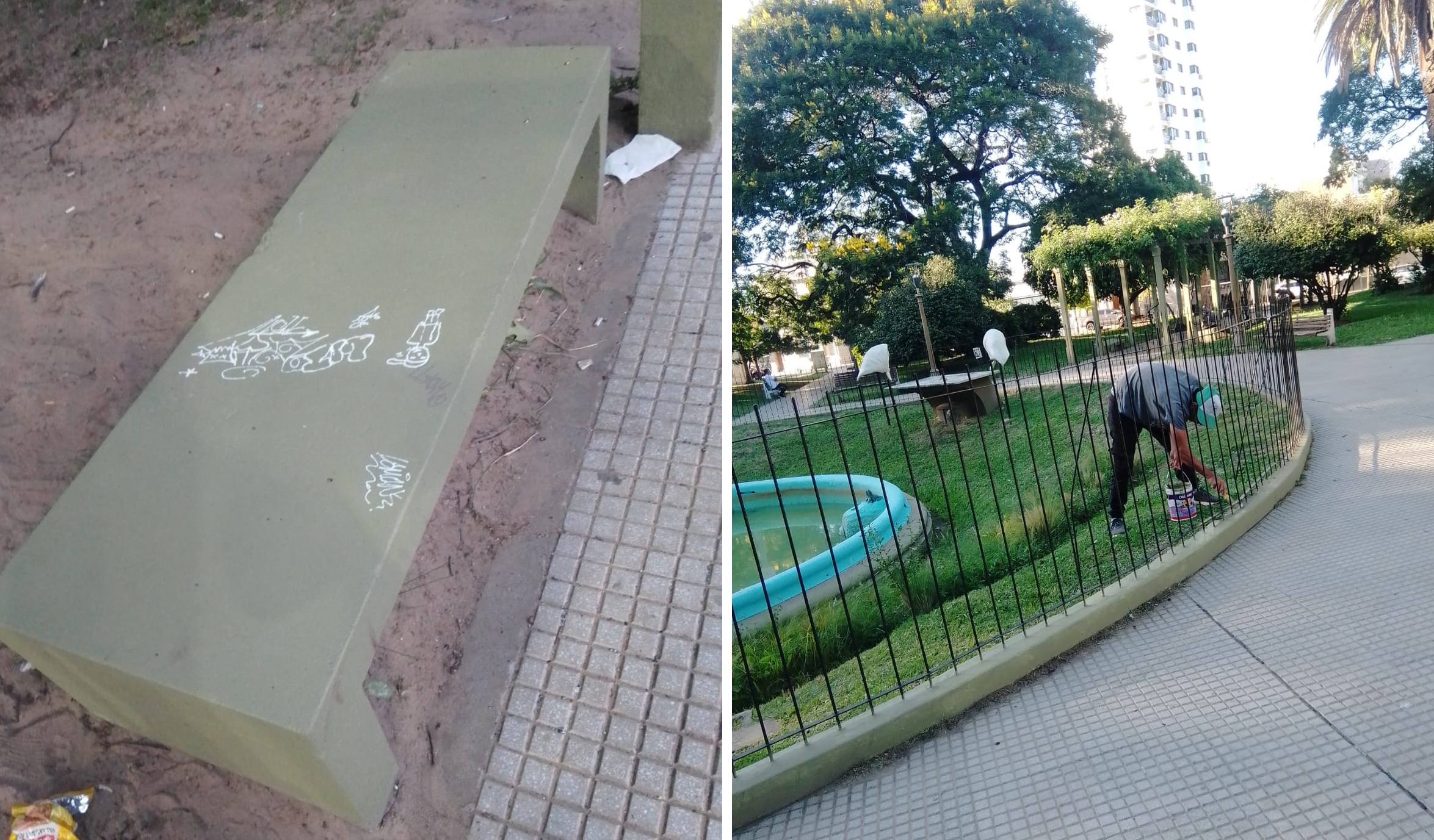 Actos de vandalismo perjudican el cuidado y mantenimiento de espacios públicos