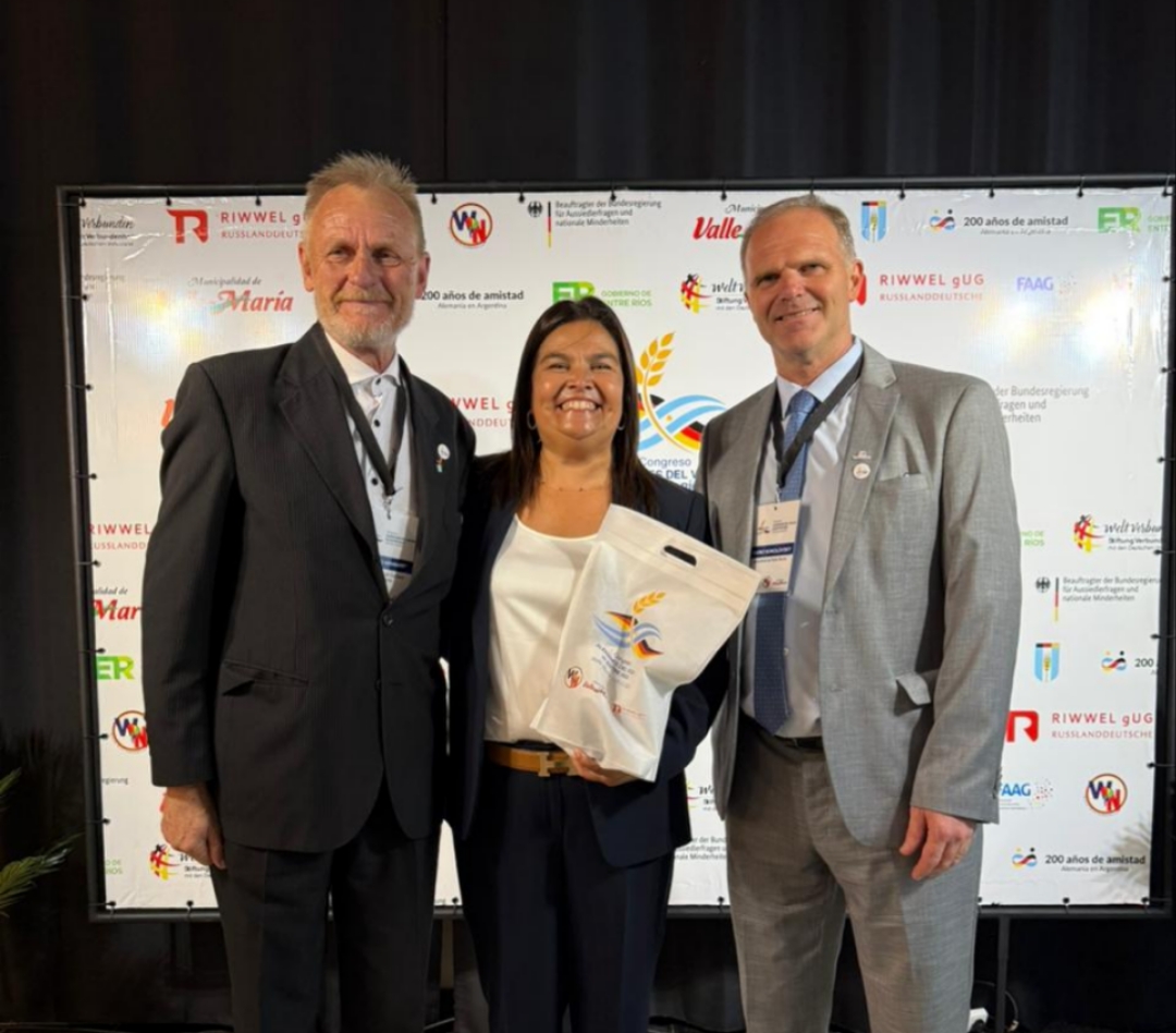 Mariel Ávila expuso sobre identidad y futuro en el congreso de alemanes del Volga en Entre Ríos