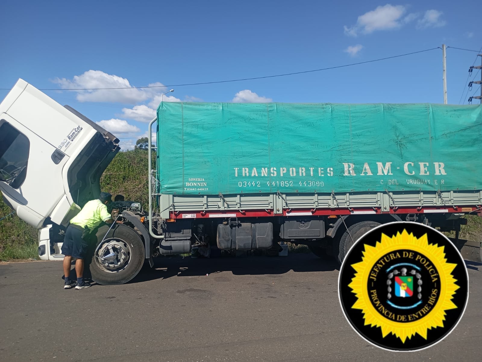 Secuestran en Concordia un camión robado en Concepción del Uruguay: lo manejaba un ex empleado