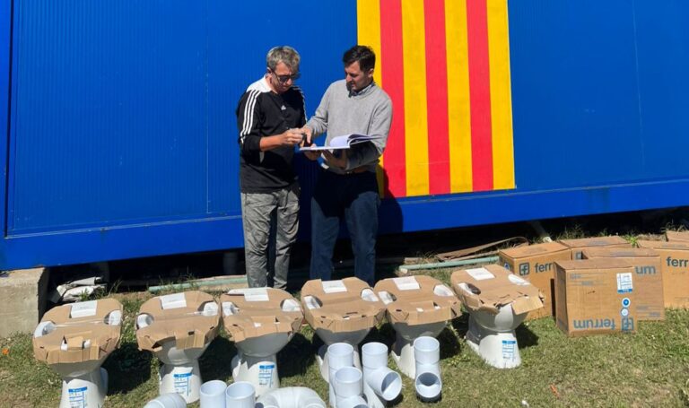 Entregaron elementos sanitarios al Club Unión de Villa Jardín