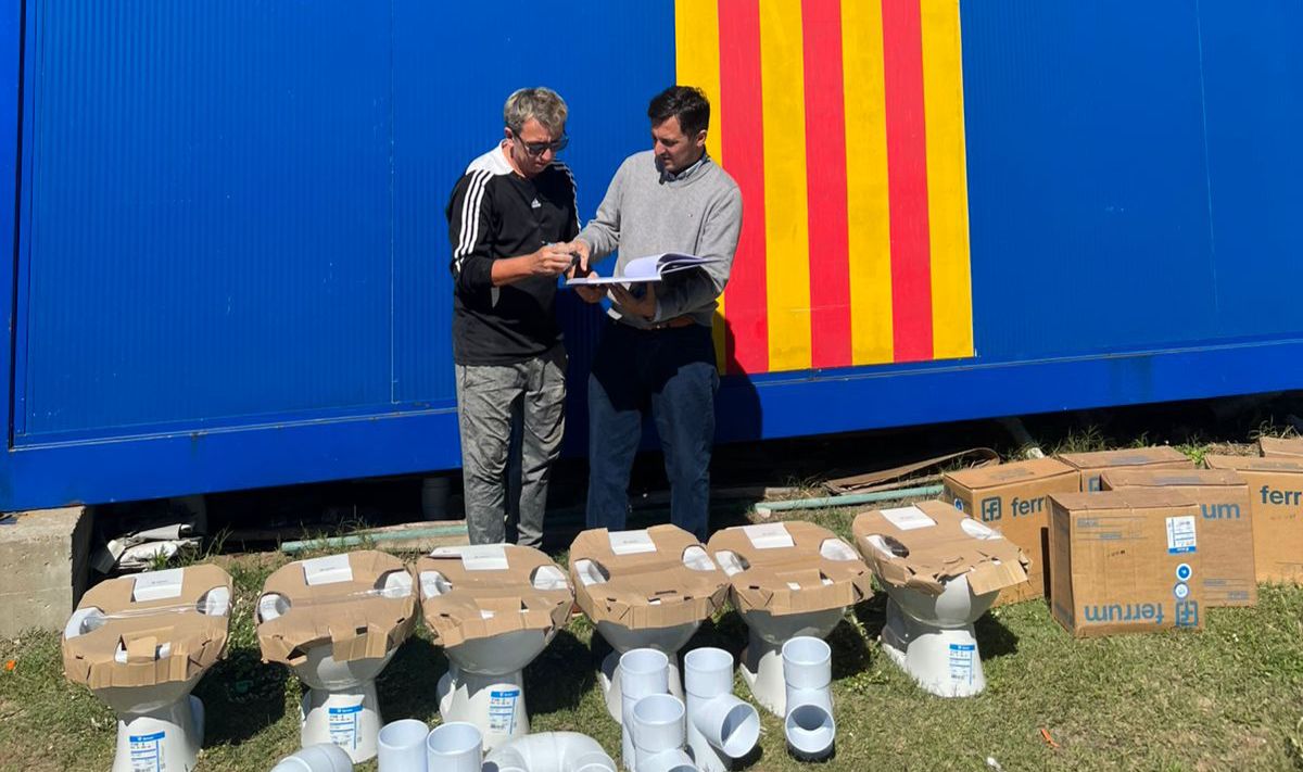 Entregaron elementos sanitarios al Club Unión de Villa Jardín