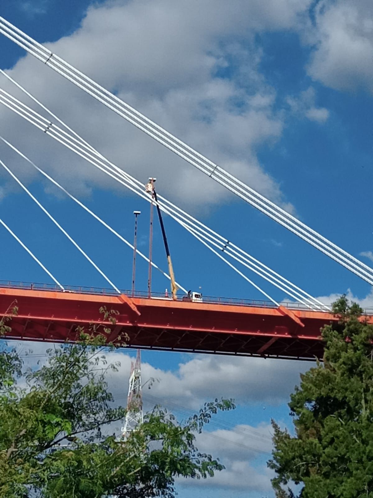 Trabajos de reparación y mantenimiento de luminarias Complejo Zárate Brazo Largo