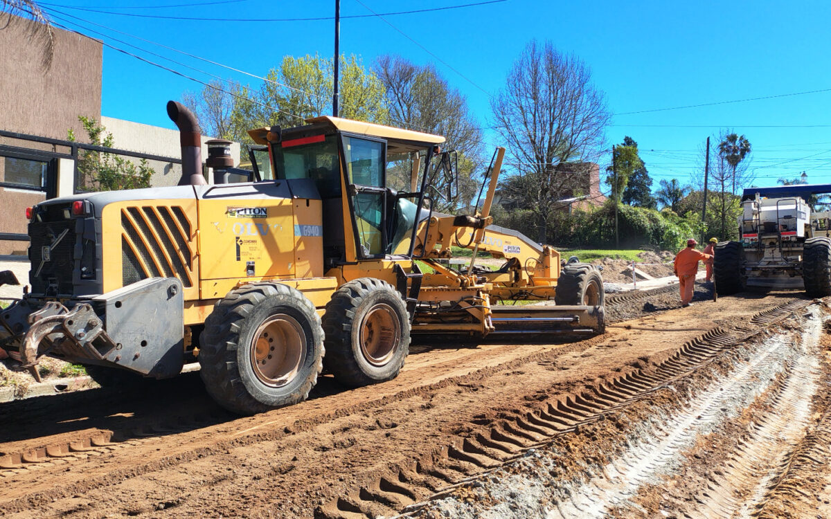 La Municipalidad avanza con las obras viales en la zona noroeste de Concordia